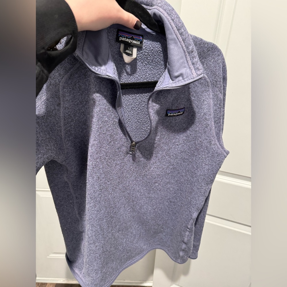Patagonia Women’s Better Sweater 1/4 Zip in color Lupine